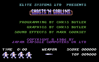 Ghosts 'N Goblins screenshot 4 for Commodore 64